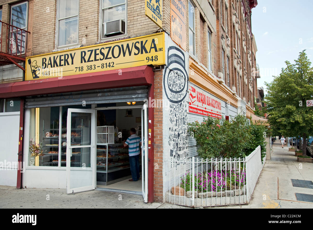 Polish Bakery, Greenpoint, Brooklyn, New York, USA Stock Photo - Alamy