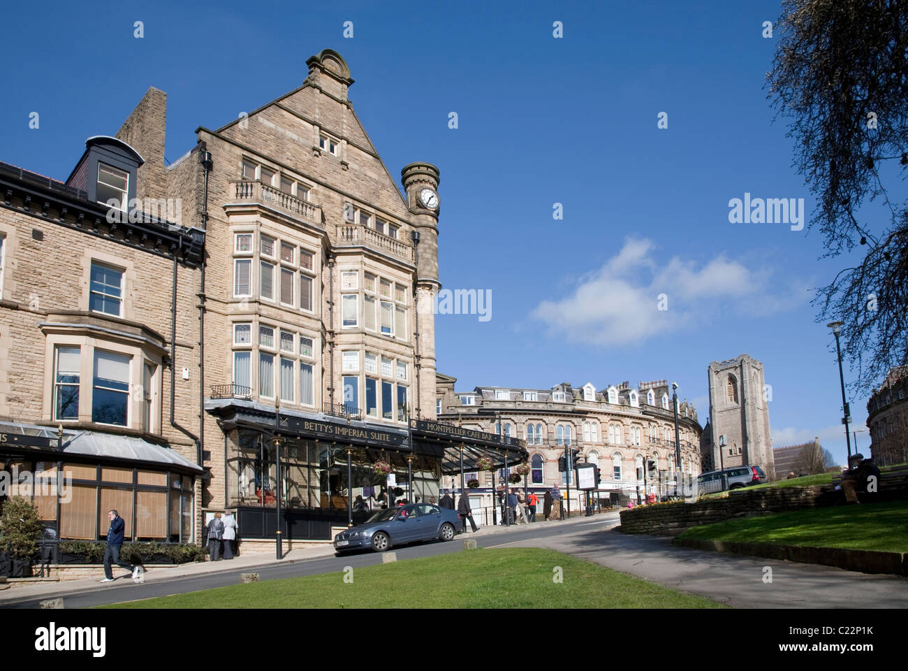 Bettys Cafe And Tea Rooms With St Peters Church Harrogate