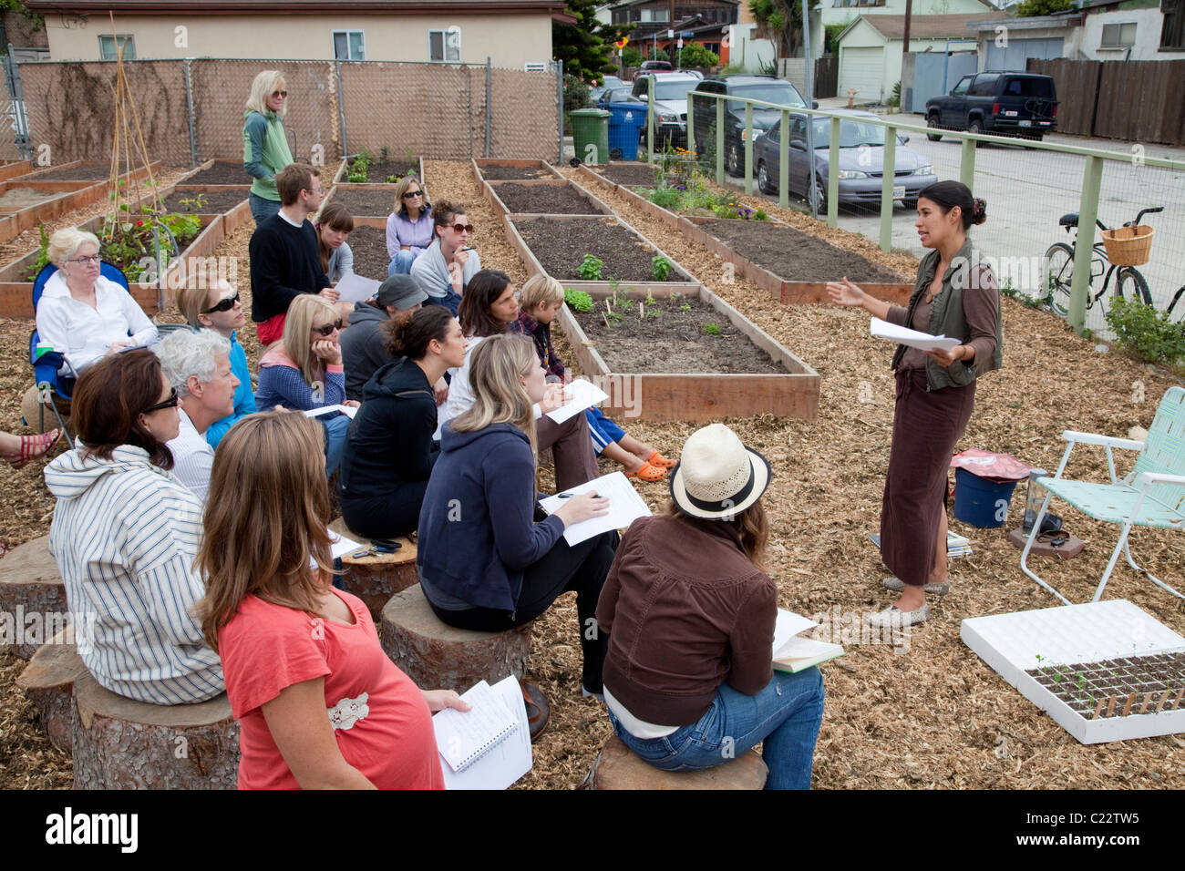 Venice Community Garden, Los Angeles, California Stock Photo Alamy