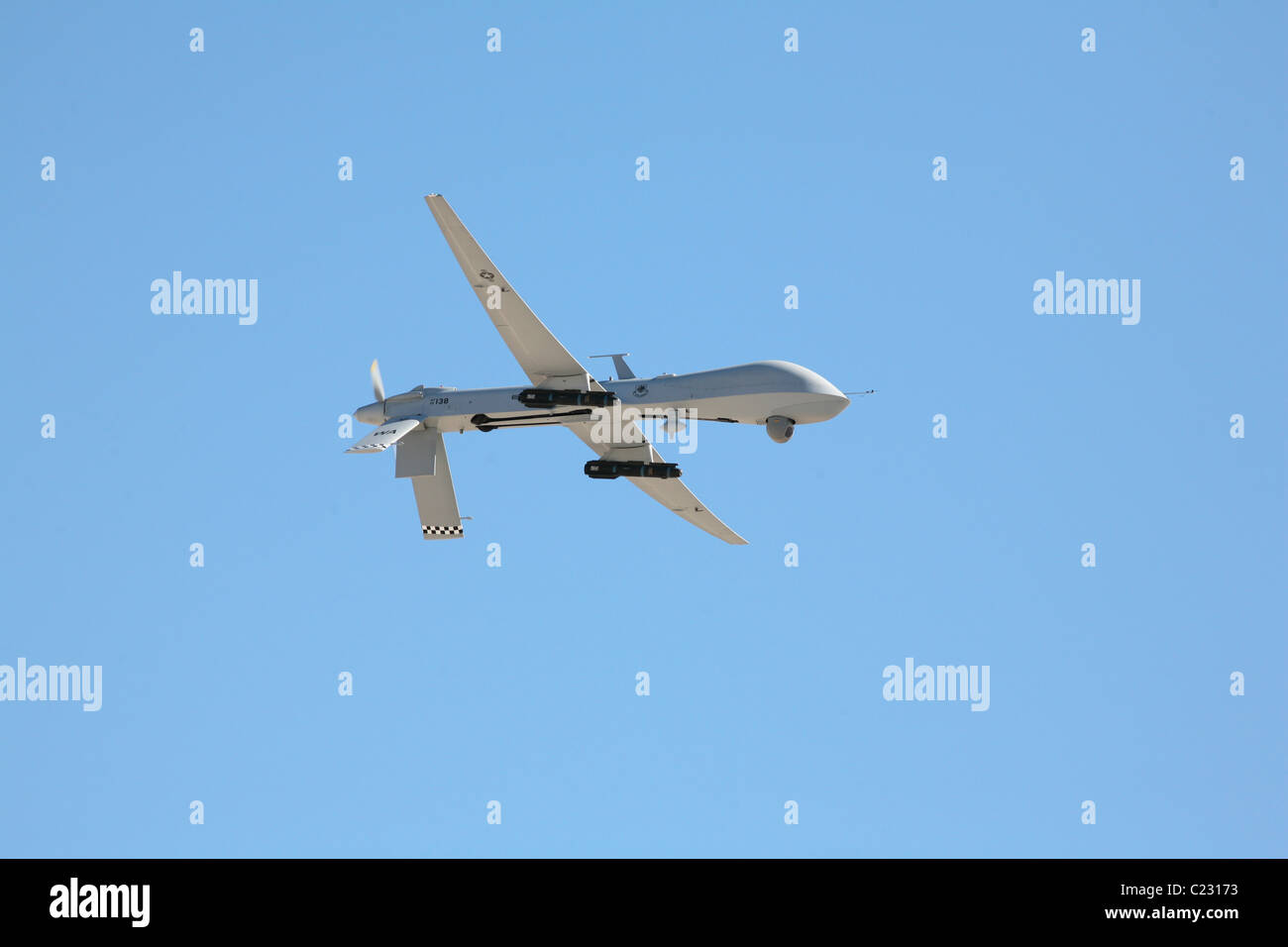 The Predator RQ1, an unmanned aerial vehicle. Indian Springs, Clark County, Nevada, USA. Stock Photo