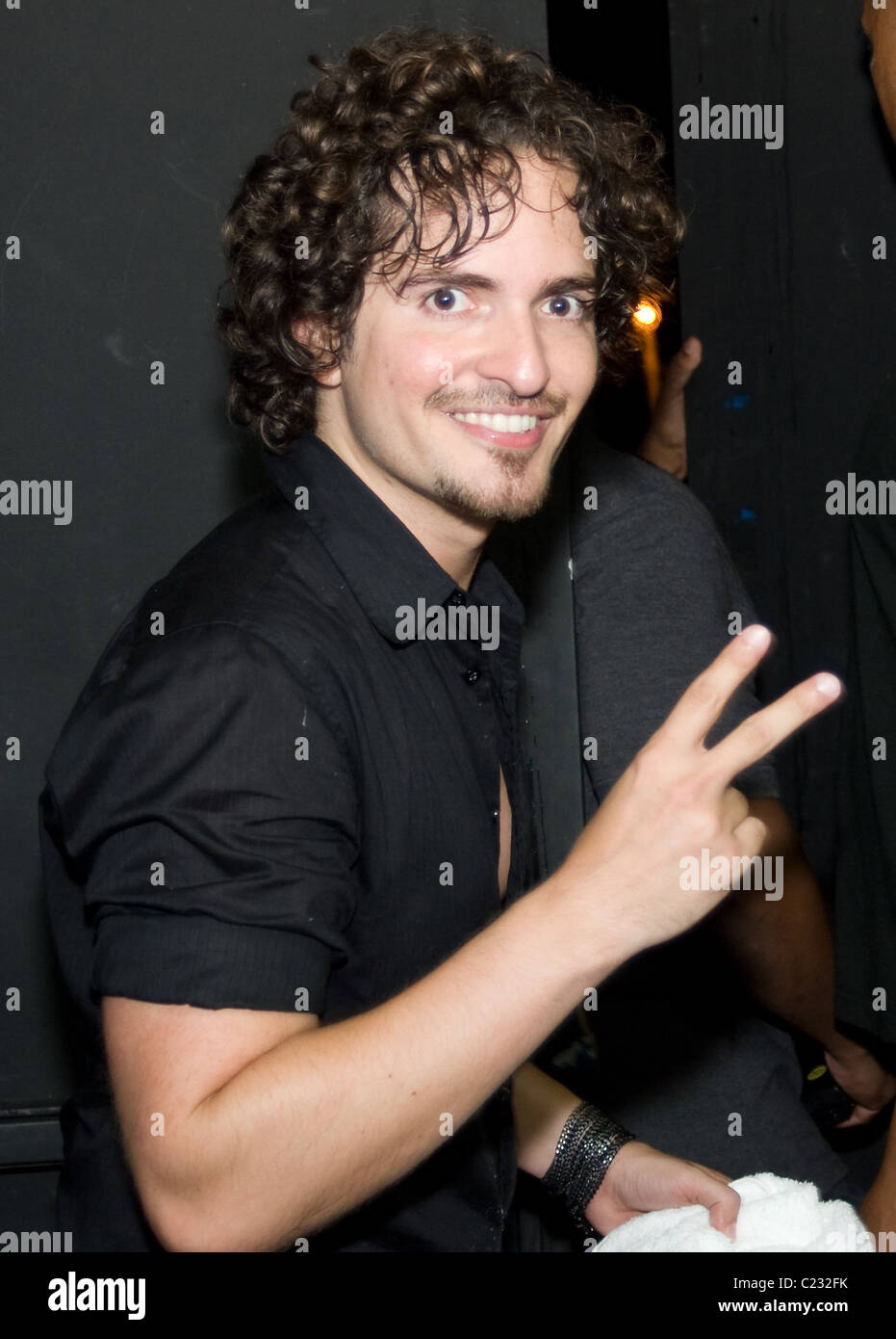 Tommy Torres performing Unplugged for MTV Dish Network Pier 10 San Juan,  Puerto Rico - 17.10.09 Stock Photo - Alamy