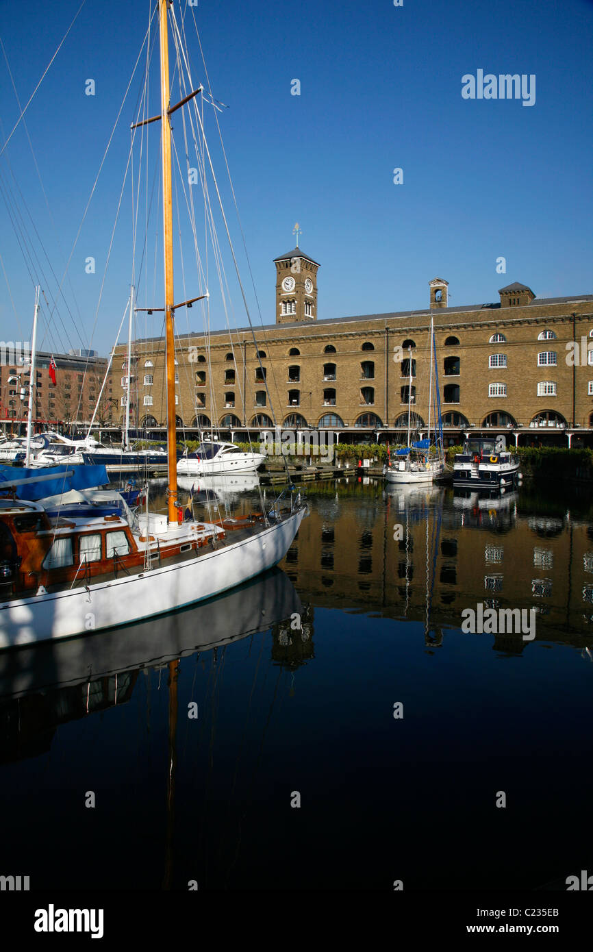 Ivory House in St Katharine's Dock, Wapping, London, UK Stock Photo