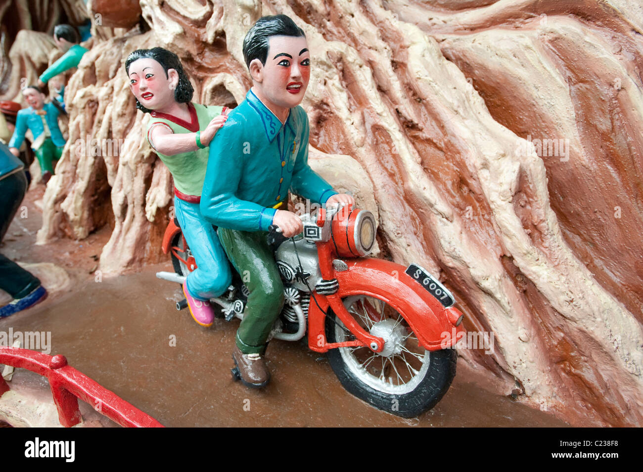 Haw Par Villa, the former Tiger Balm Gardens. An unusual oriental