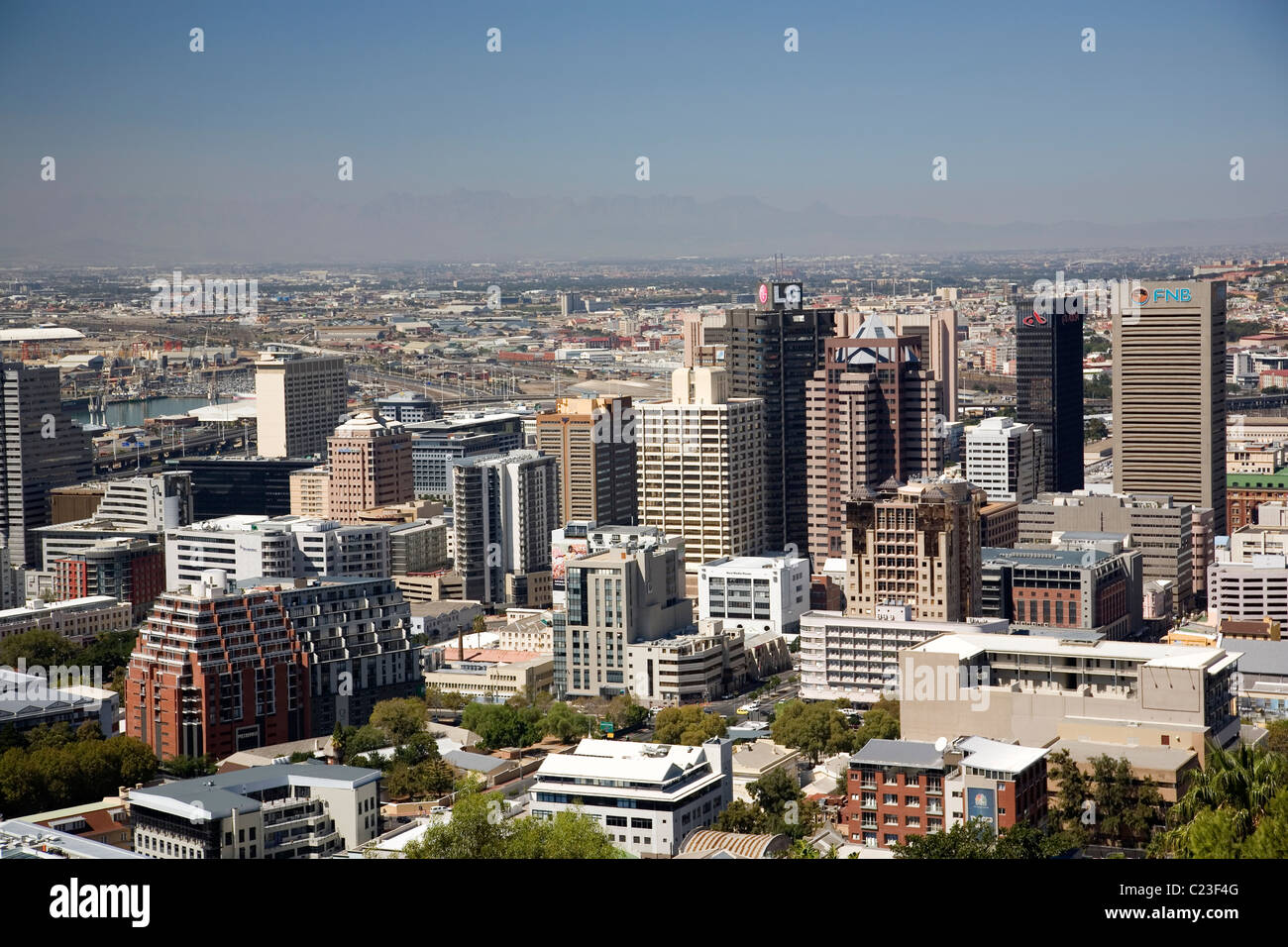Cape Town Office Blocks Stock Photo Alamy