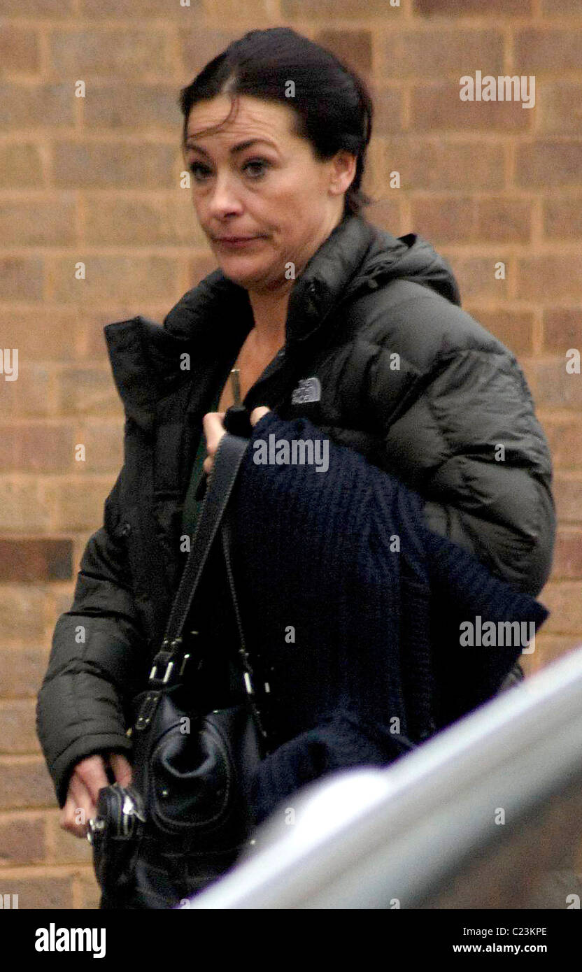 Amanda Donohoe 'Emmerdale' soap stars arriving at the television