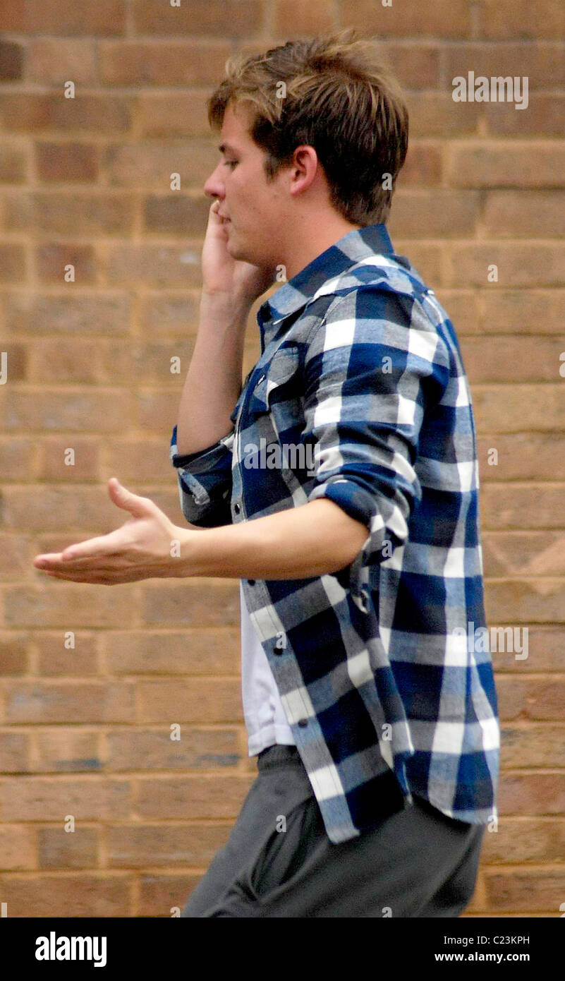 Lyndon Ogbourne 'Emmerdale' soap stars arriving at the television