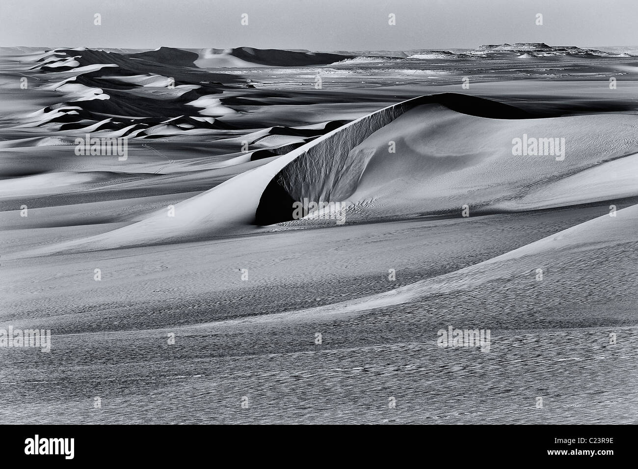 Dunes in the Great Sand Sea, Western Desert (Lybian Desert), Egypt Stock Photo