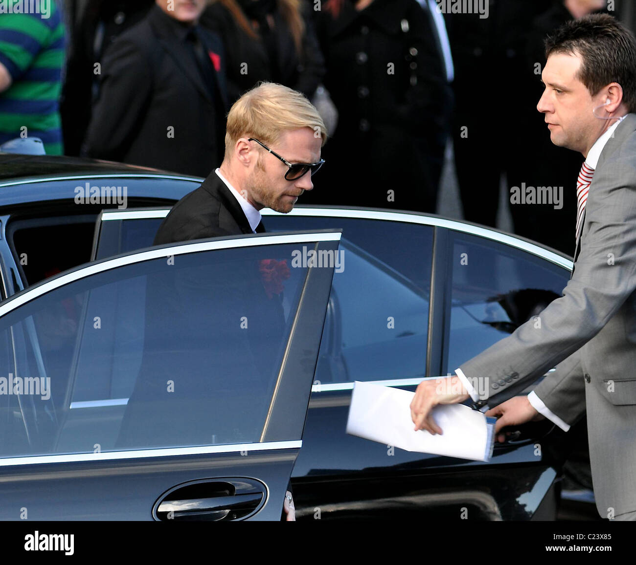 Ronan Keating The Requiem Mass prior to the funeral of Boyzone singer