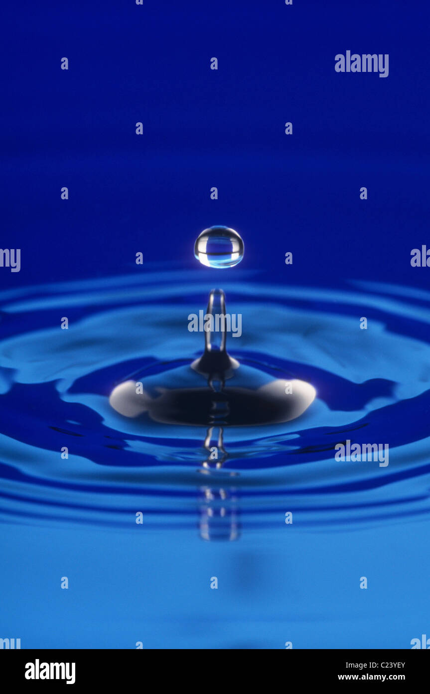 Droplet of water Stock Photo Alamy