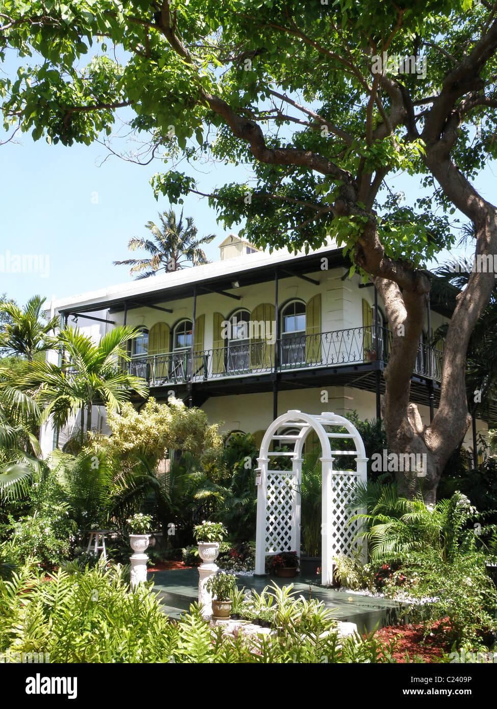 The Hemingway house in Key West, Florida Stock Photo Alamy