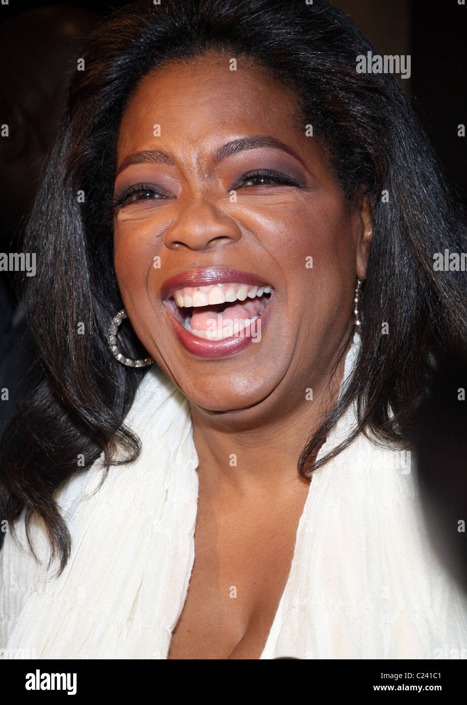 Oprah Winfrey at The Official unveiling of the new state of the art