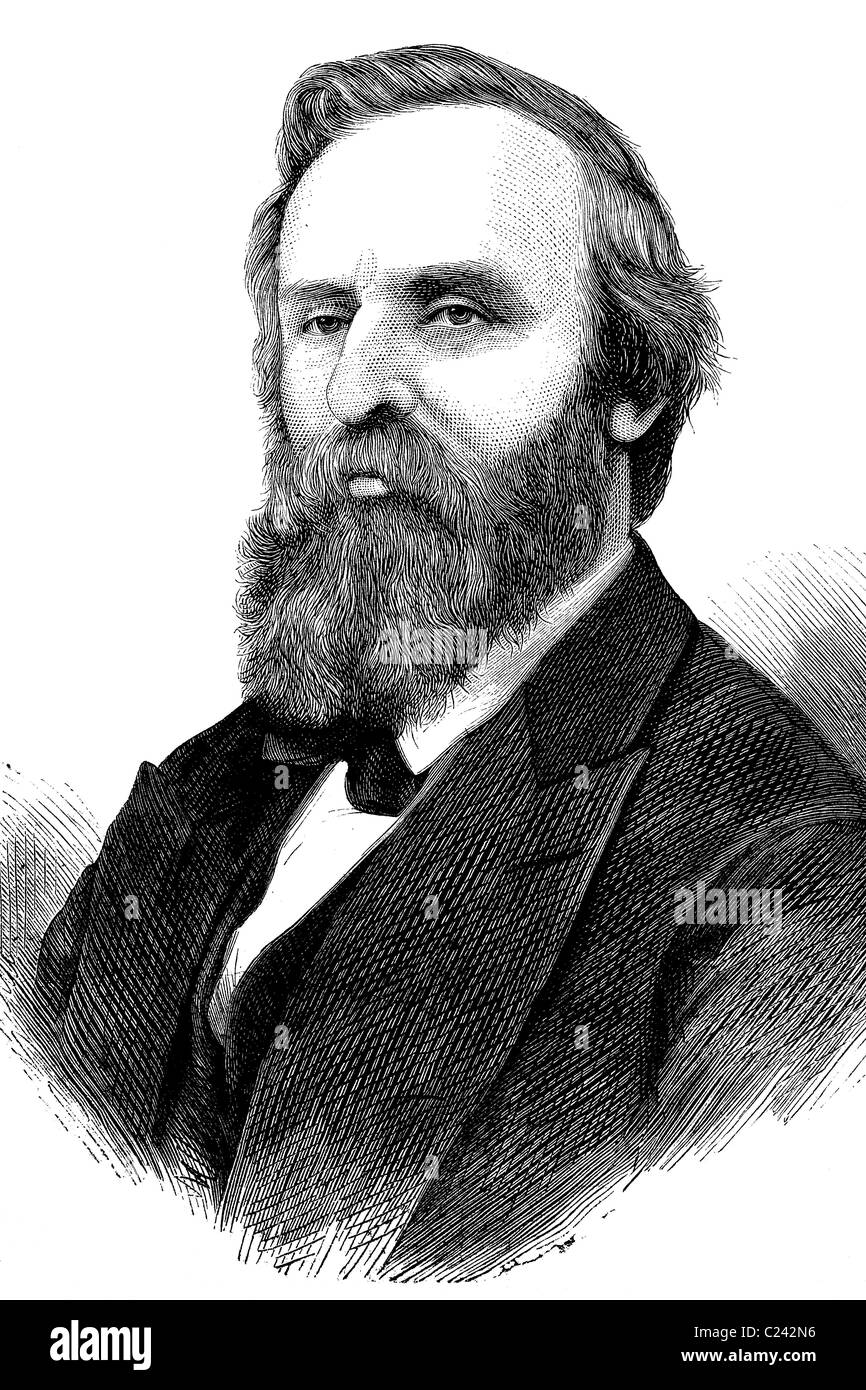 President rutherford hayes united states america political politics ...