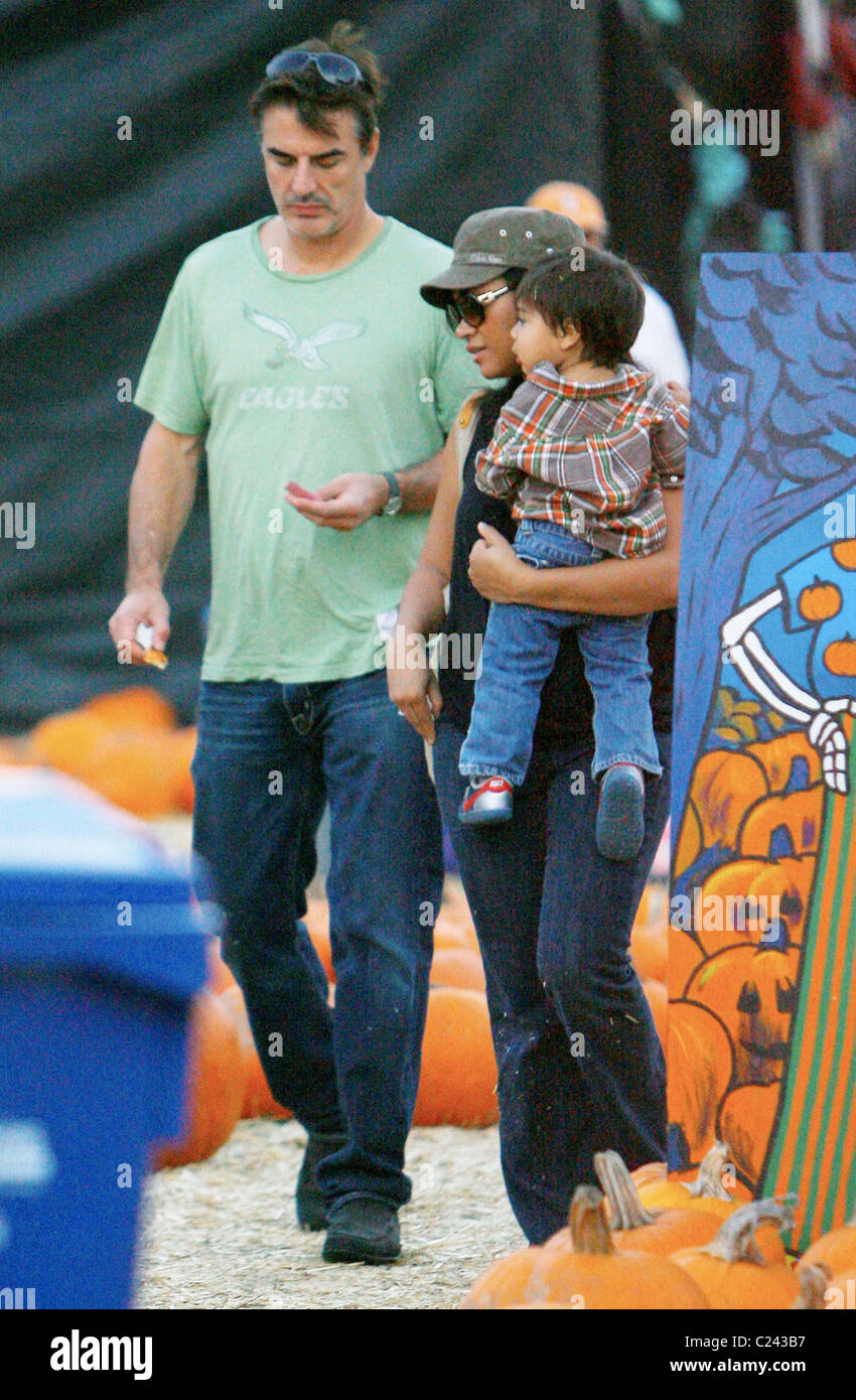 Chris noth tara wilson son orion hi res stock photography and images