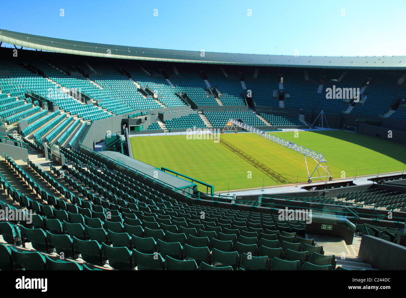 Court number one in All England Lawn Tennis Club in Wimbledon Surrey England Stock Photo Alamy