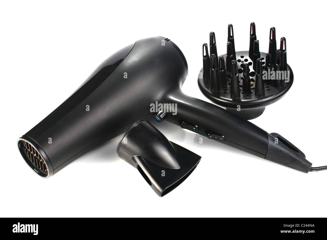 hair dryer isolated on white background Stock Photo - Alamy