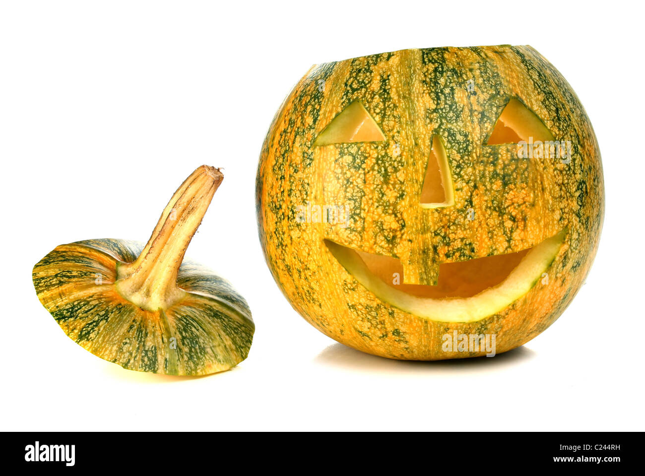 halloween pumpkin isolated on white background Stock Photo - Alamy