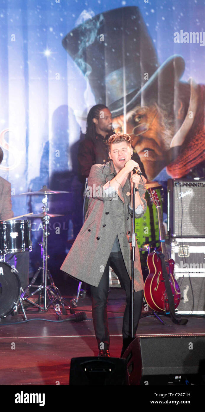 Daniel Merriweather Christmas Lights 'Switch On' in Regents Street