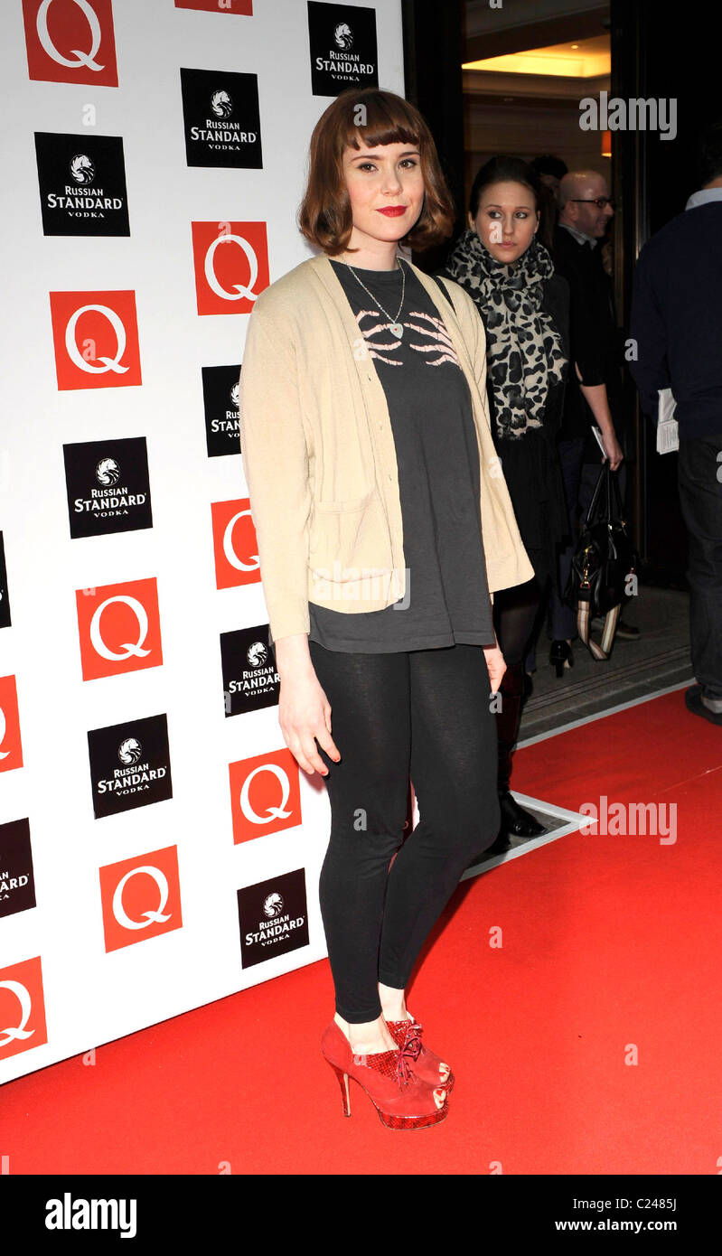 Kate Nash Q Awards 2009 - Arrivals London, - 26.10.09 Lia Toby Stock Photo - Alamy