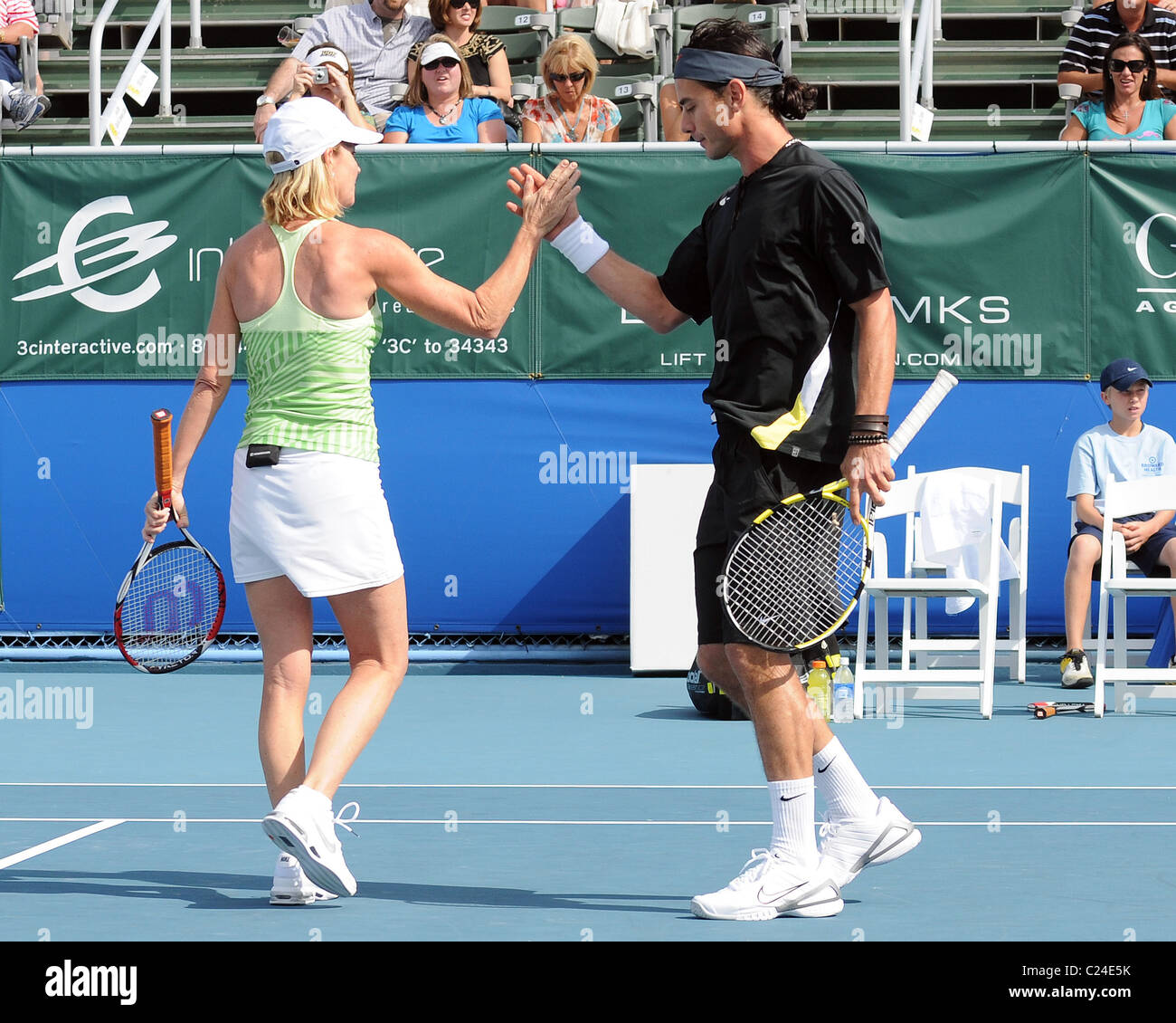 Chris Evert and Gavin Rossdale The Chris Evert/Raymond James Pro