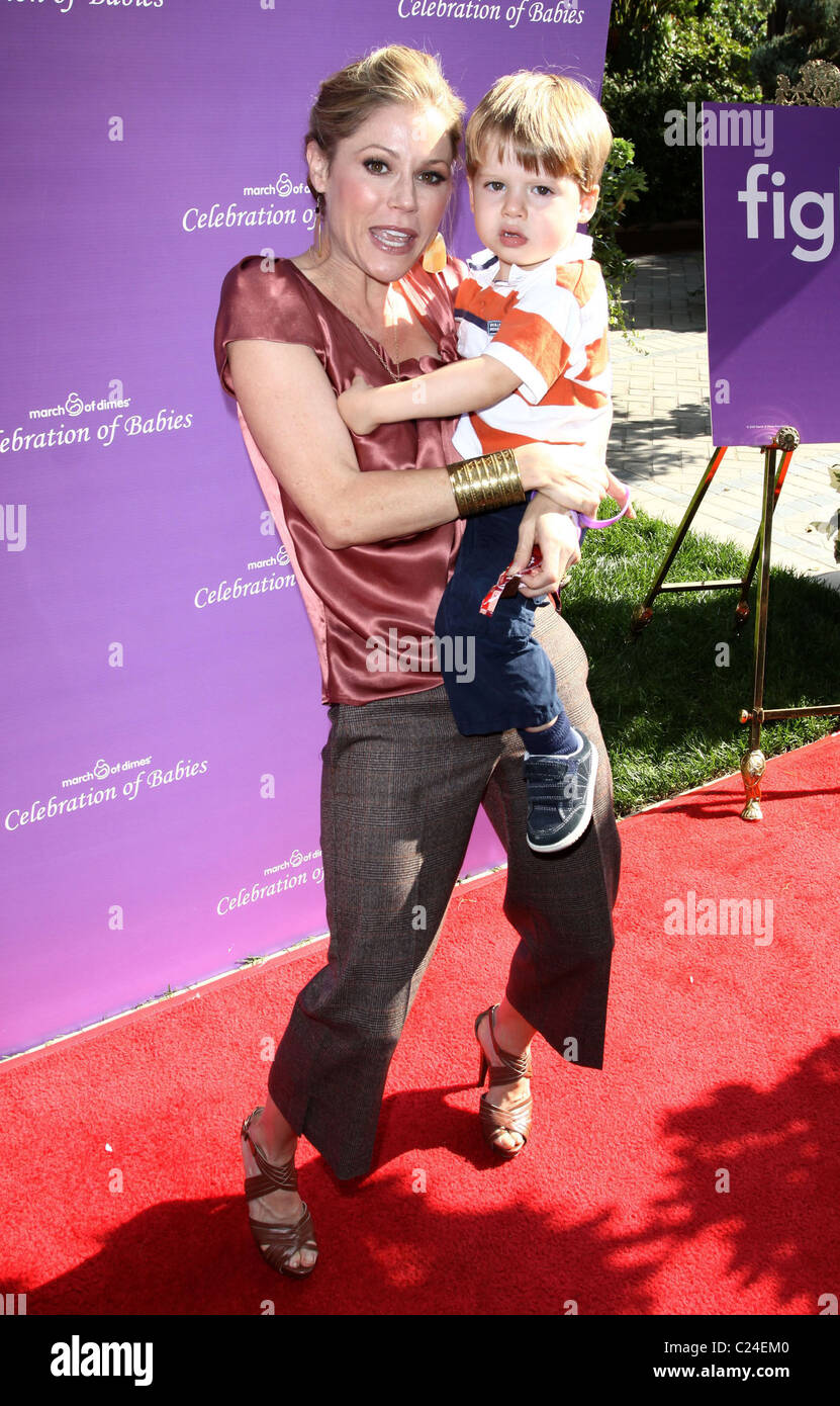 Julie Bowen and son Oliver McLanahan Phillips March of Dimes 4th Annual Celebration of Babies at The Four Seasons Hotel in Stock Photo