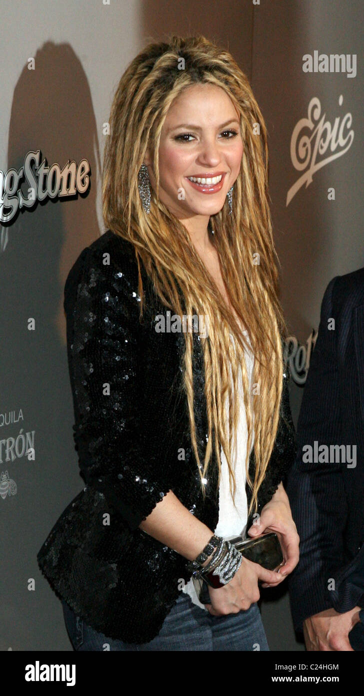 Shakira she wolf launch party hi-res stock photography and images - Alamy