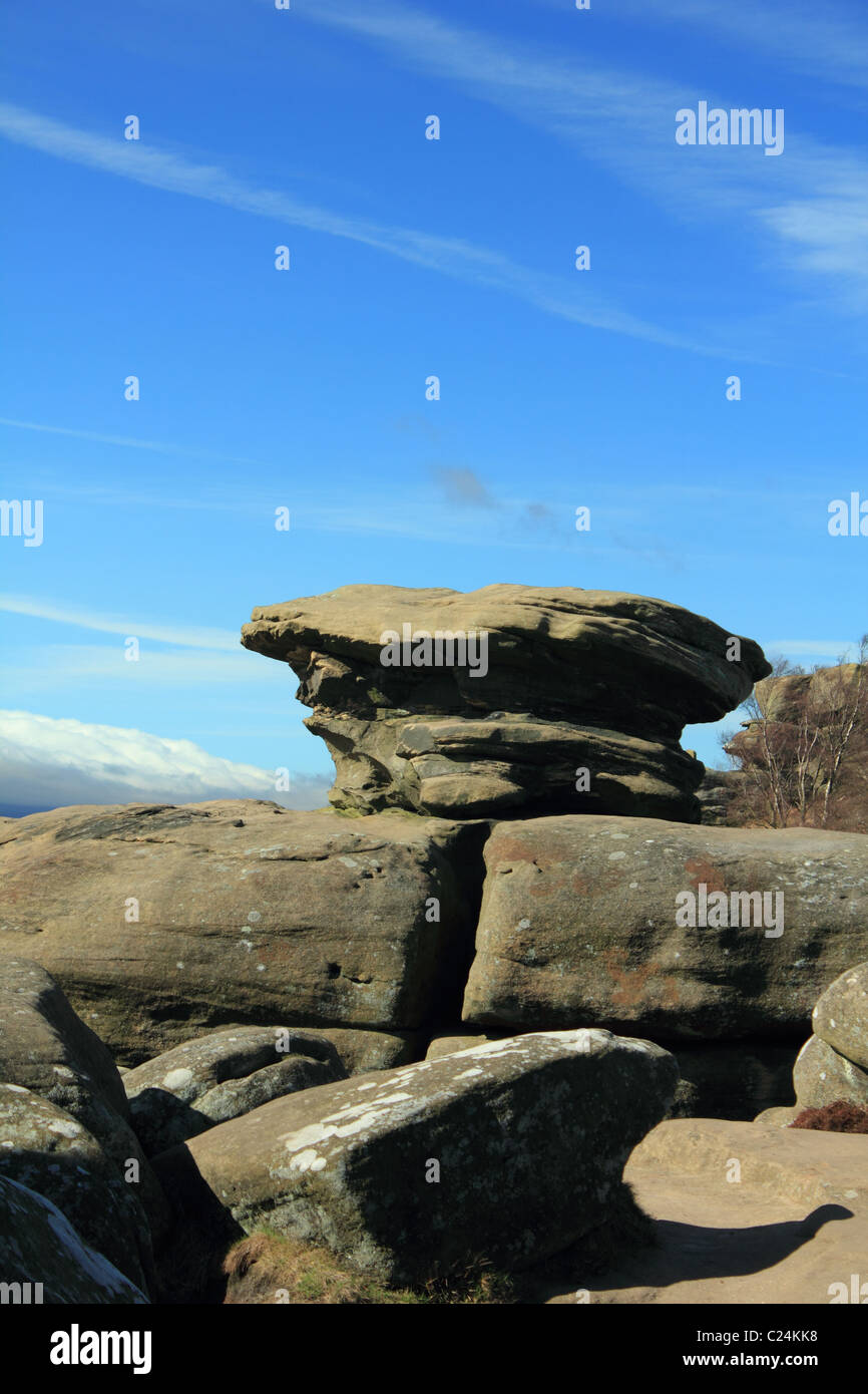 Brimham Rocks Summerbridge Nidderdale nr Ripon Stock Photo - Alamy