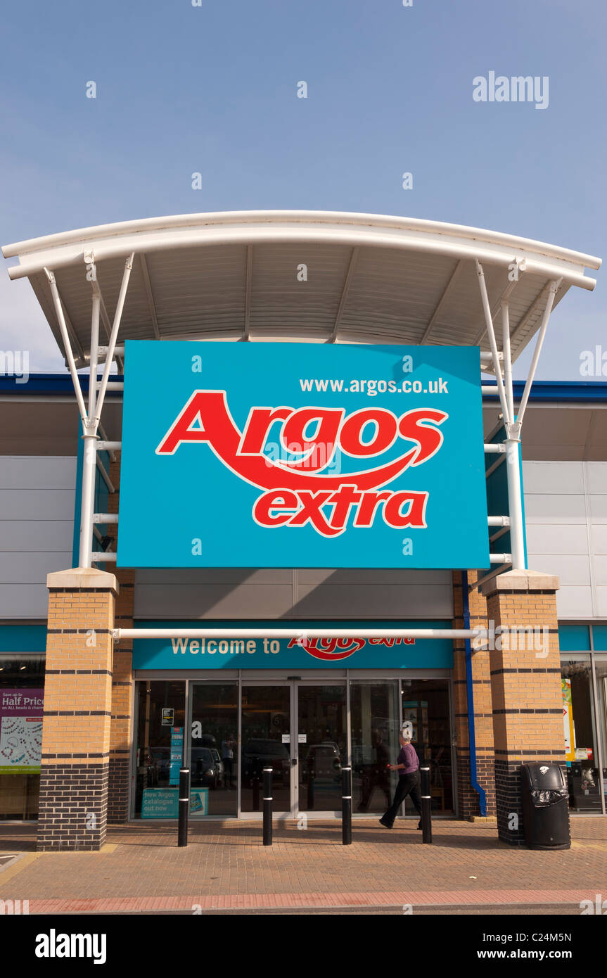 The Argos extra superstore at Longwater Retail Park in Norwich , Norfolk , England , Britain , Uk Stock Photo