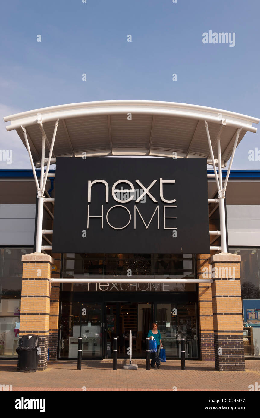 The Next Home superstore at Longwater Retail Park in Norwich , Norfolk , England , Britain , Uk Stock Photo