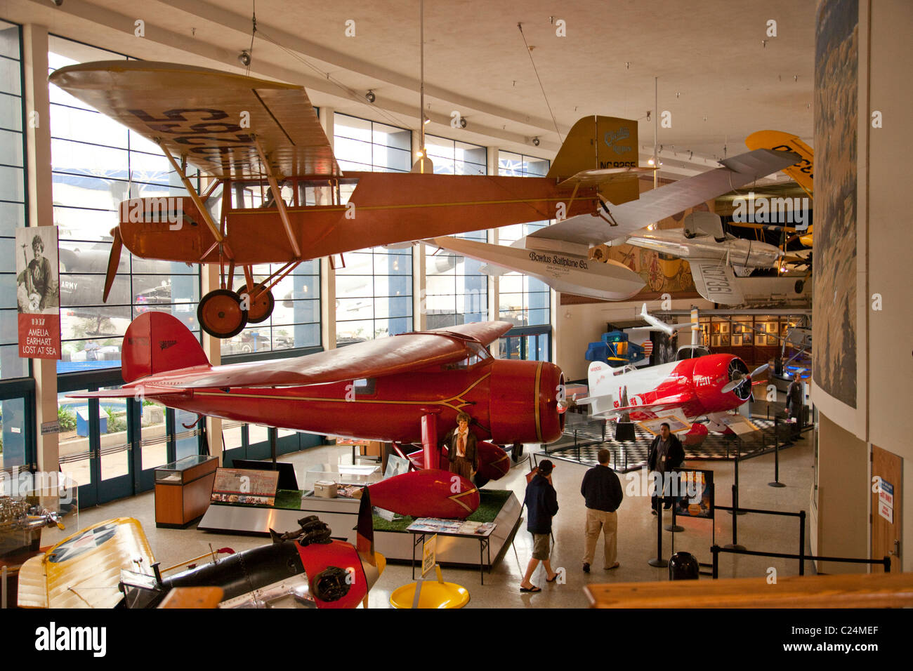 San Diego Air & Space Museum Balboa Park CA Stock Photo