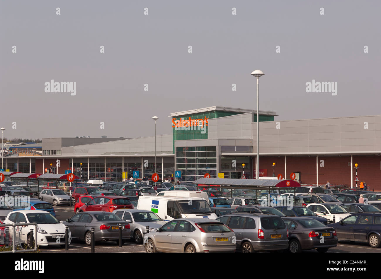 Sainsburys supermarket at Longwater Retail Park in Norwich , Norfolk