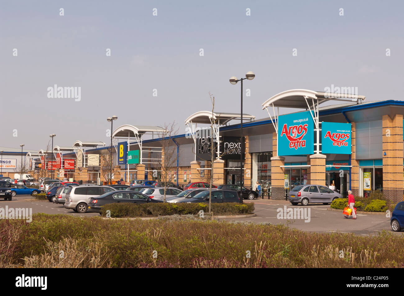 Stores at Longwater Retail Park in Norwich , Norfolk , England , Britain , Uk Stock Photo