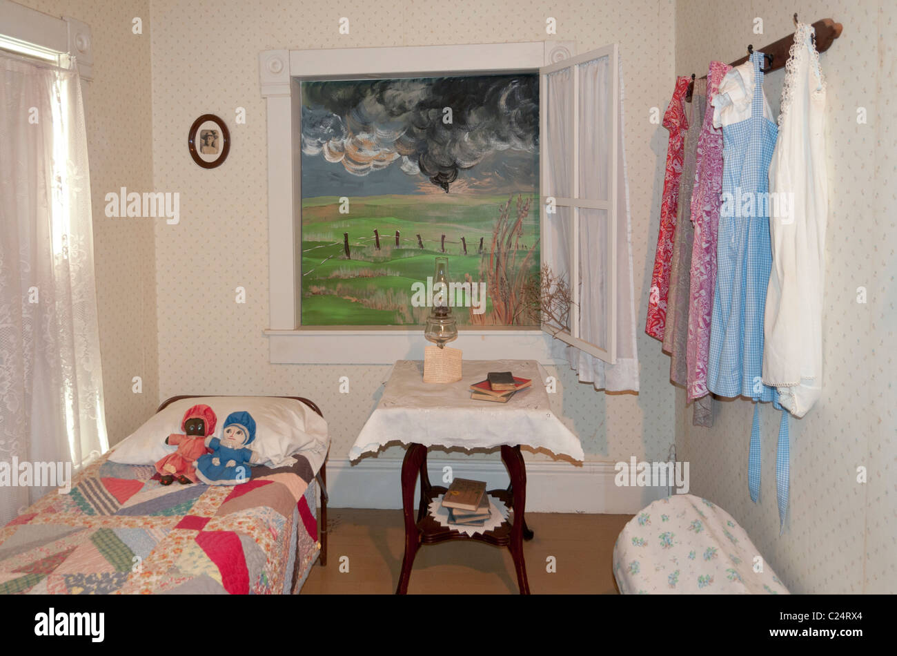 Kansas, Liberal, Dorothy's House, replica of fictional Kansas farmhouse