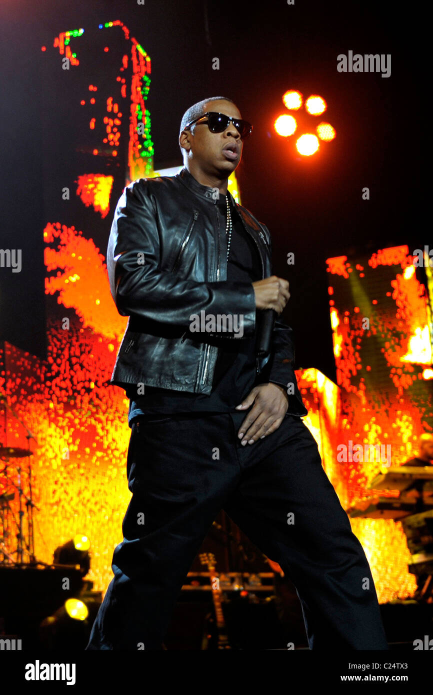 JayZ aka Shawn Corey Carter performing at the Air Canada Centre