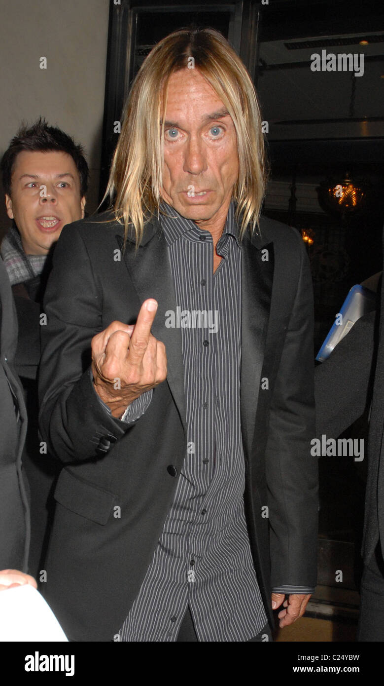 Iggy Pop, attend the Classic Rock Roll Of Honour Awards at the Park ...