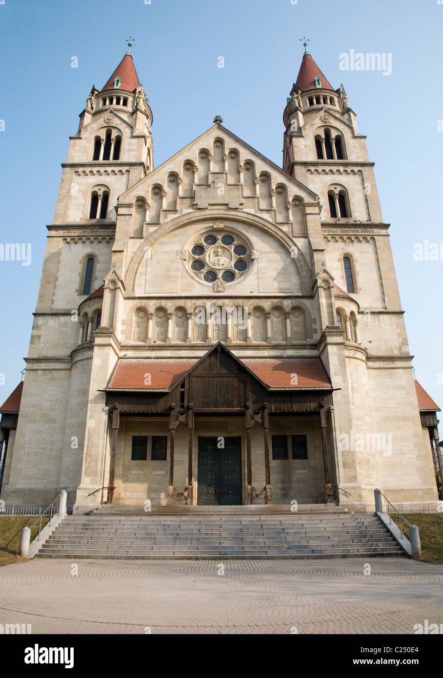 Vienna st. Francis church Stock Photo Alamy