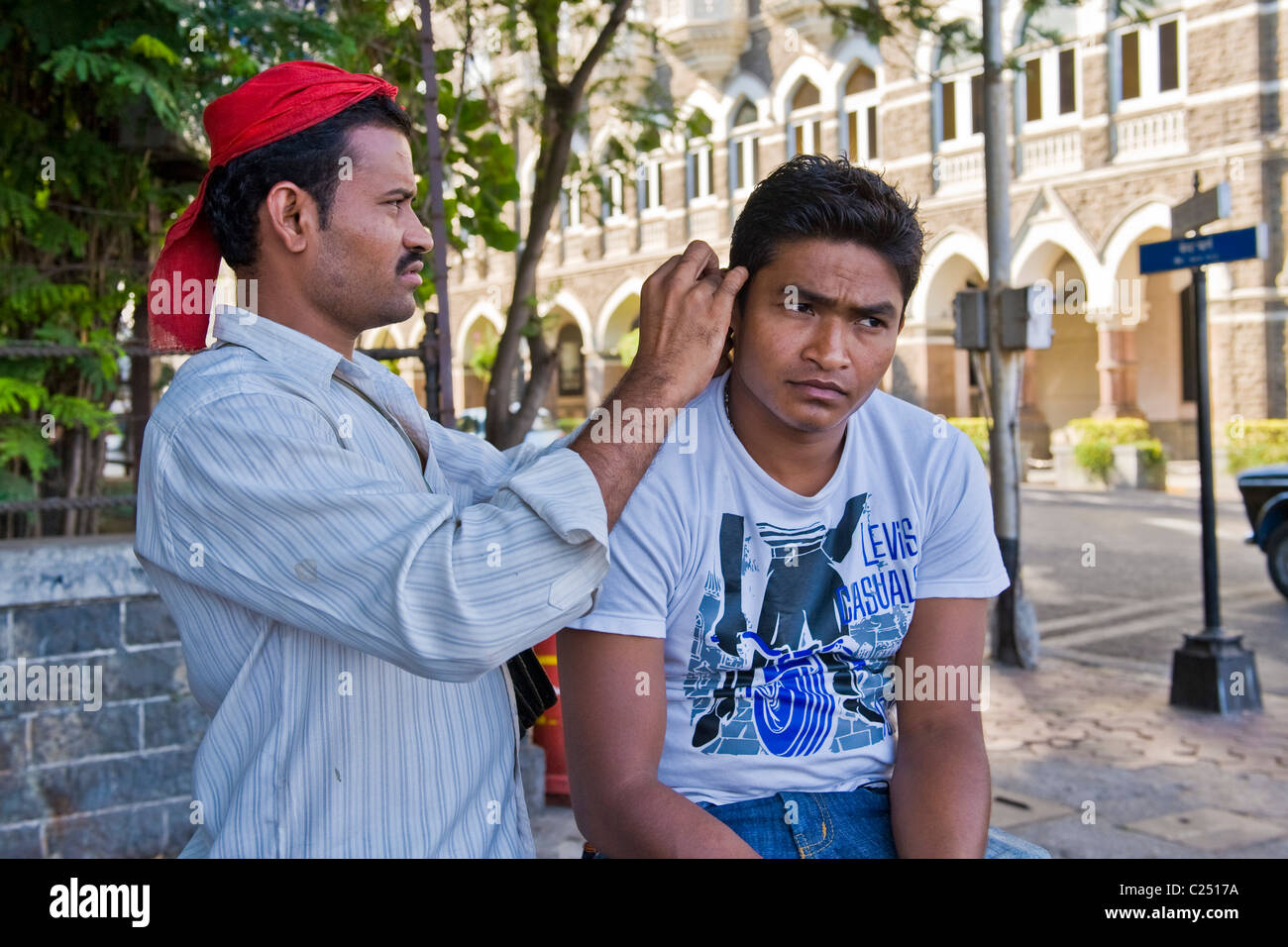 Ear cleaner, Mumbai, India Stock Photo Alamy