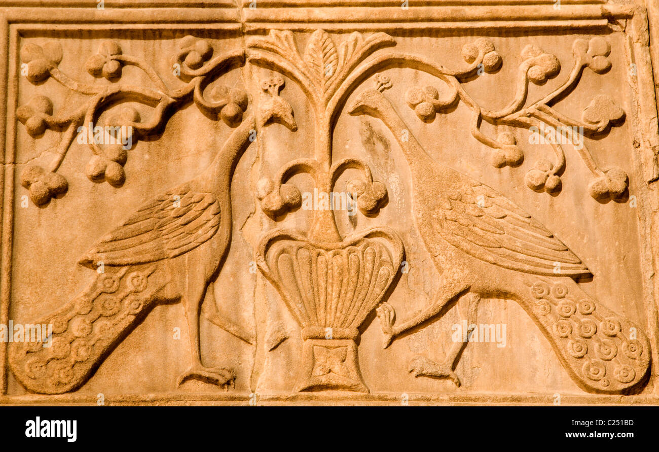 Venice - relief from facade of st. Mark cathedral Stock Photo