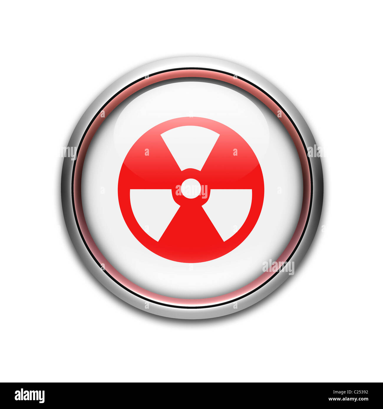 Japan radioactive - nuclear catastrophe Stock Photo