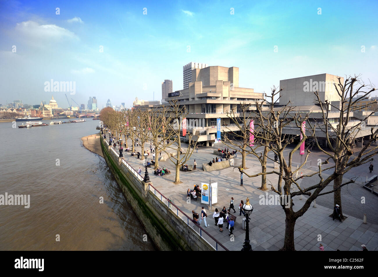 National Theater ,South Bank ,London Stock Photo