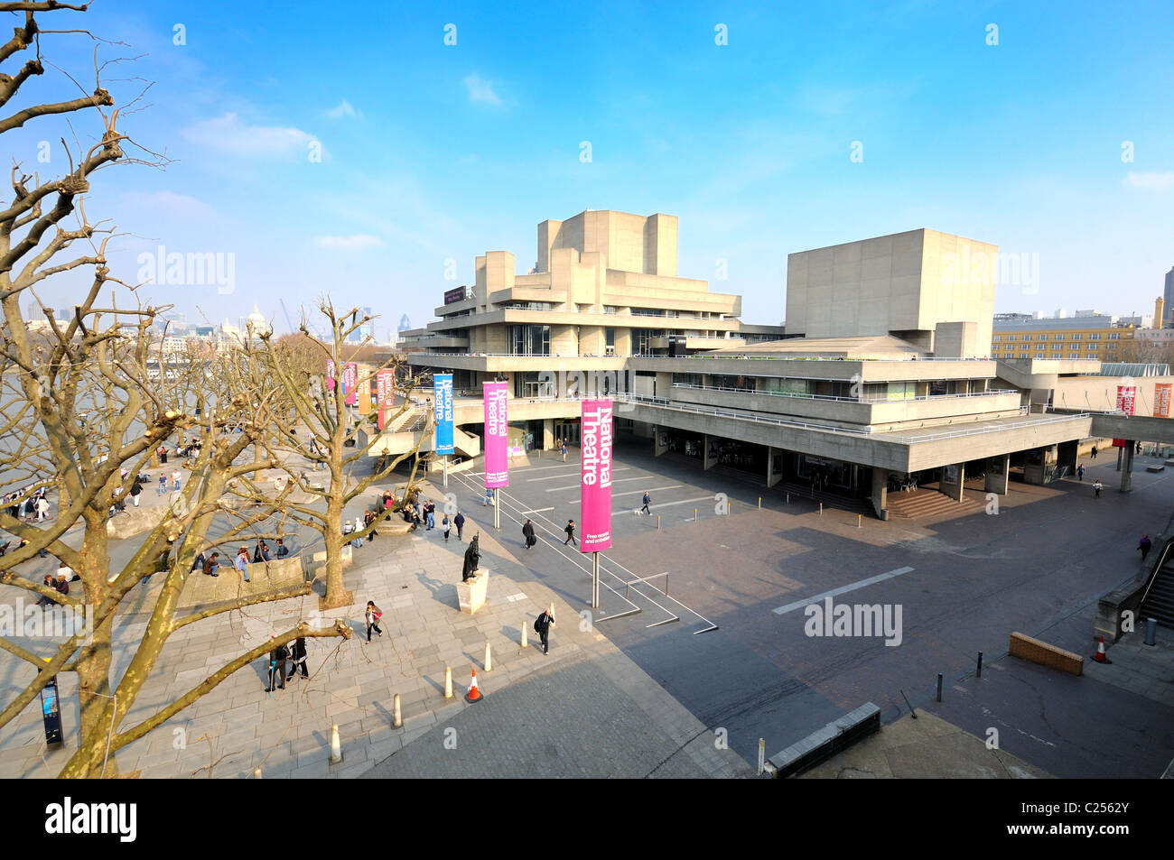 National Theater ,South Bank ,London Stock Photo
