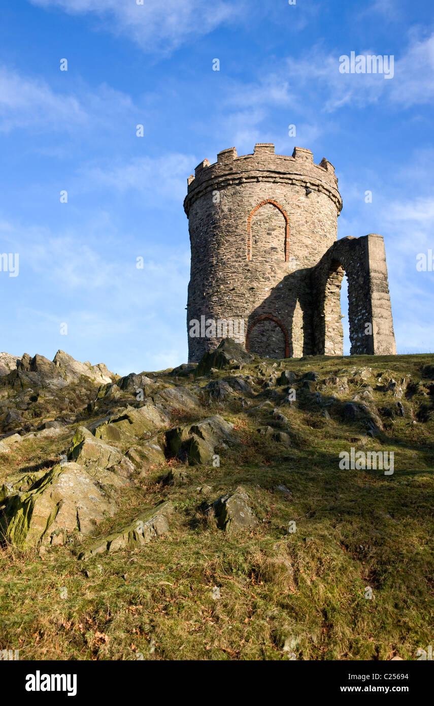 Old John Tower folly at Bradgate Country Park Stock Photo