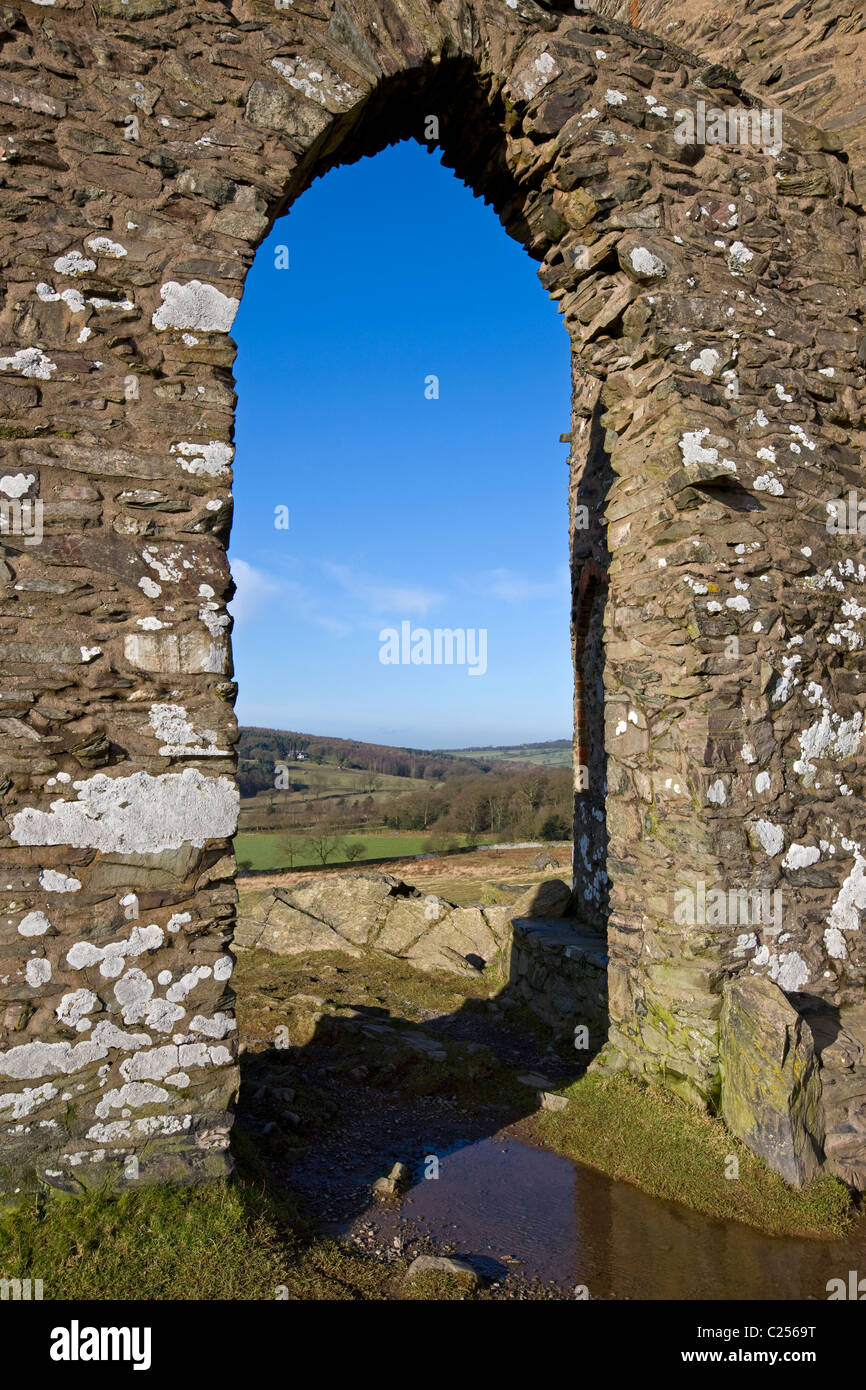 Old John Tower folly at Bradgate Country Park Stock Photo