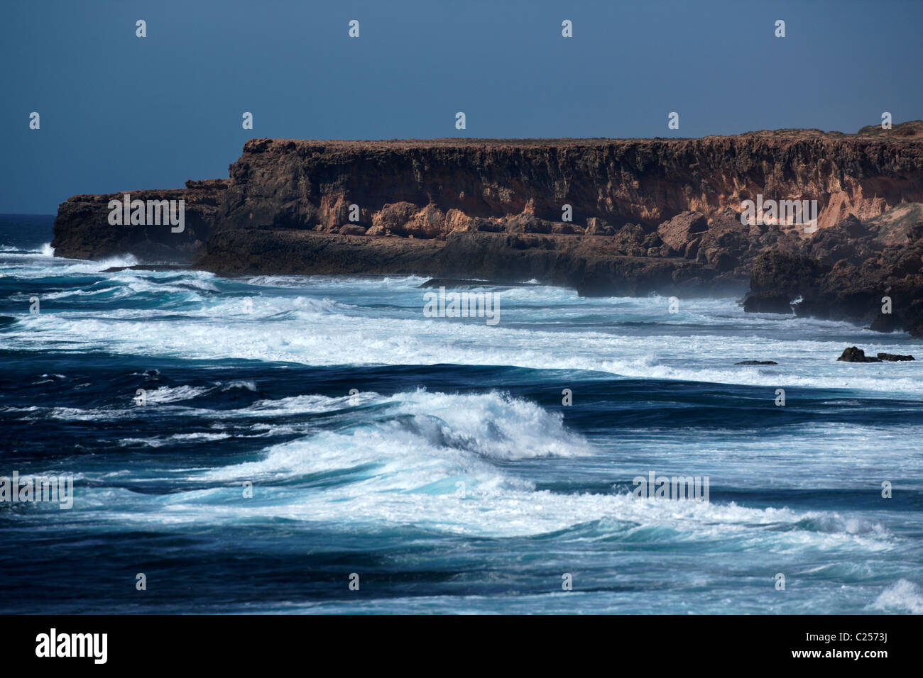 Rock Coastline, North Western Australia Stock Photo