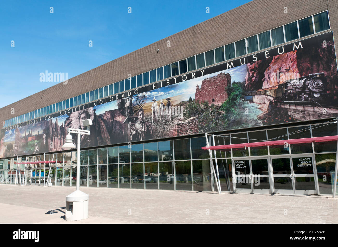 Colorado historical society and history museum mural hires stock