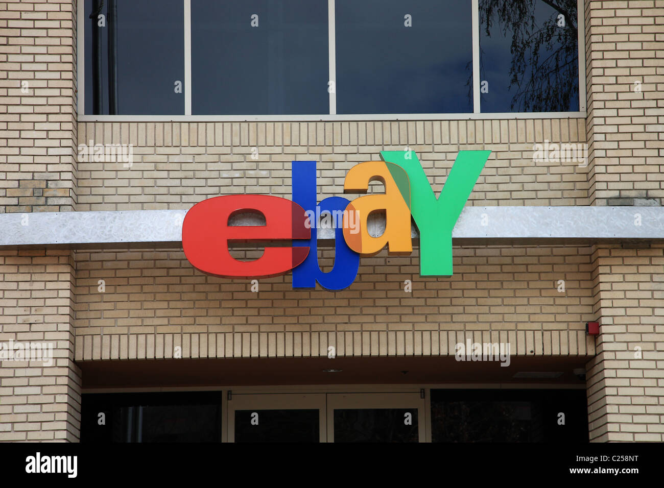 MAIN LOBBY EBAY WHITMAN CAMPUS SILICON VALLEY TECH COMPANY 31 March 2011 Stock Photo