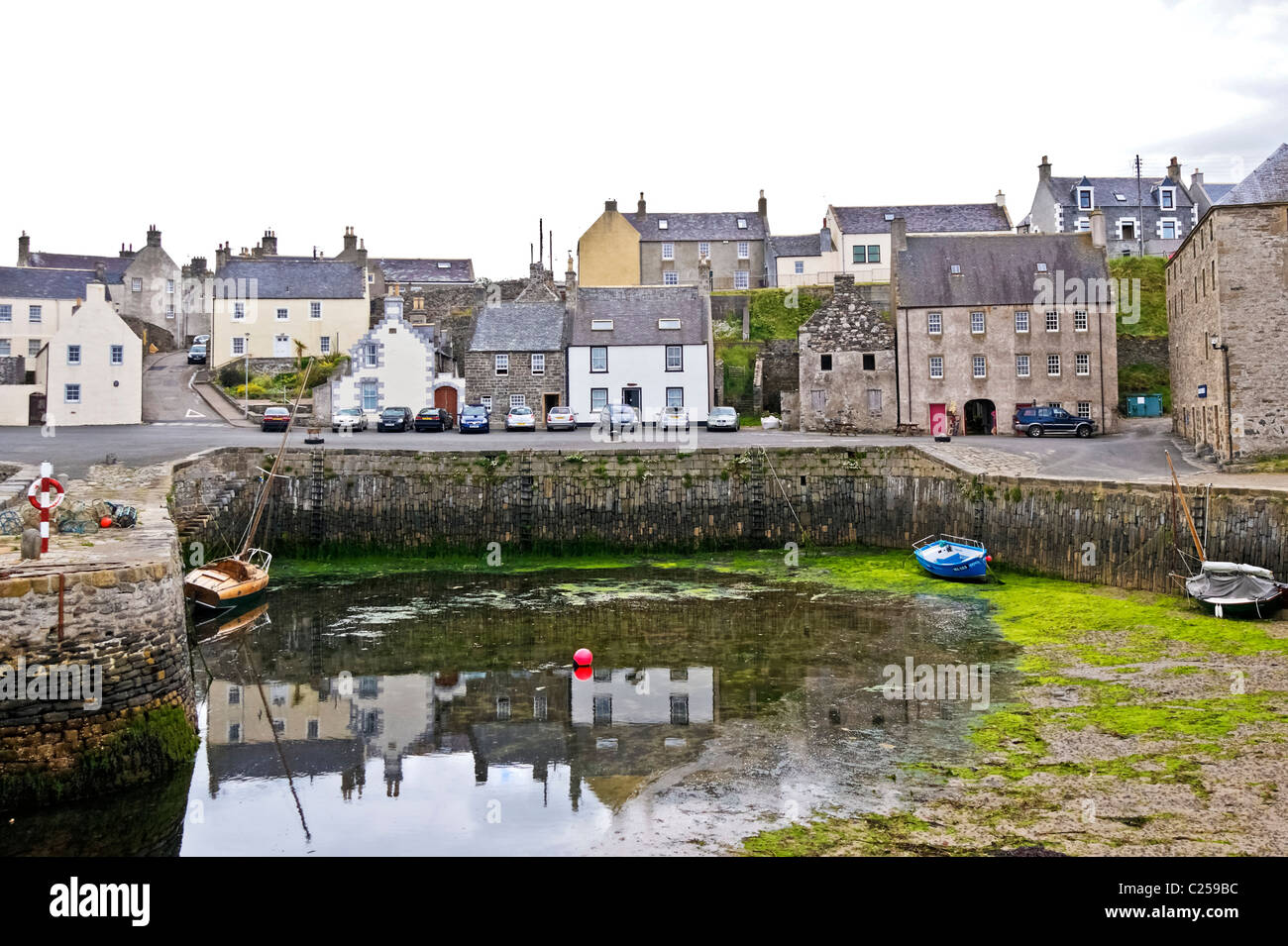 The old harbour in Portsoy Aberdeenshire Scotland Stock Photo