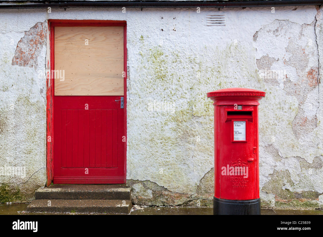 Old closed Kinlochleven Post Office Leven Road, Kinlochleven Argyll Highland Scotland UK GB EU Europe Stock Photo