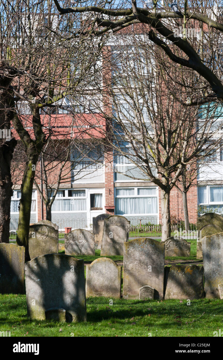 Hillington Square housing estate in King's Lynn, Norfolk Stock Photo
