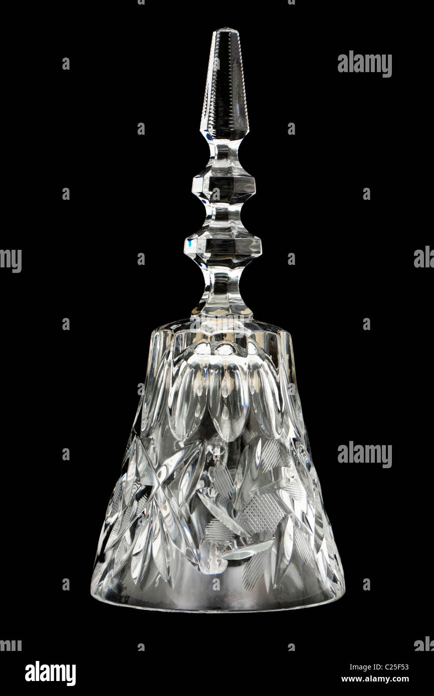 Vintage lead crystal glass bell made in West Germany Stock Photo Alamy