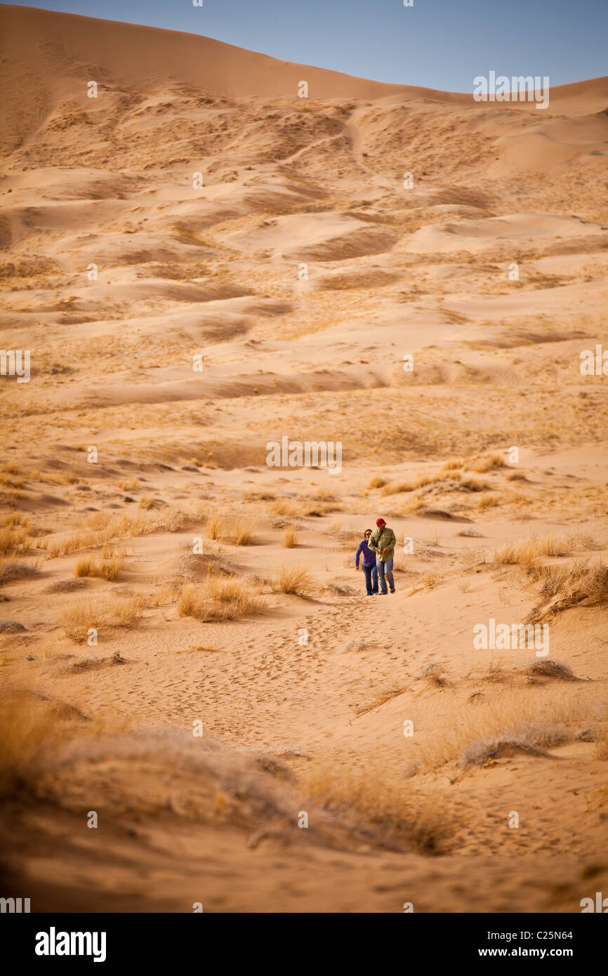 Kelso Dunes in the Mojave Desert in the Mojave National Preserve, Kelso, CA Stock Photo